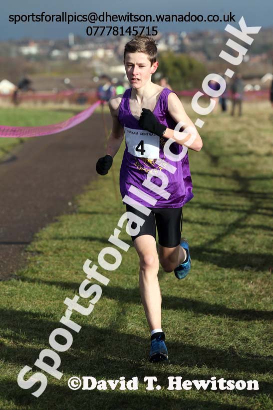 Durham Schools Cross Country, Meadowfield Leisure Centre, Meadowfield. Photo: David T. Hewitson/Sports for All Pics